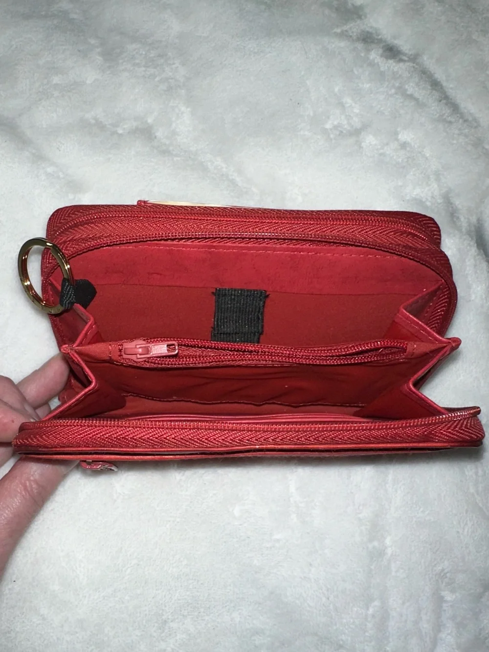 Buxton Heiress Double Zip Wallet